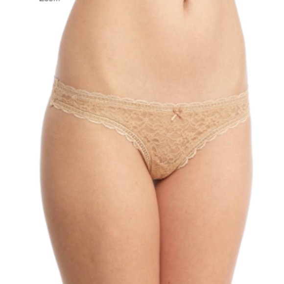 NWT Intimately Free People Lace Thong Panties Underwear Size Medium ( Size 8 ) - Picture 2 of 6